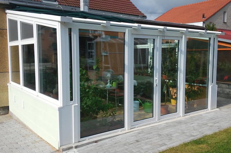 Skleník - přezimování přenosných rostlin